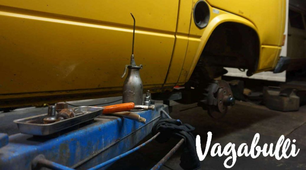Vagabulli: Motoreinbau