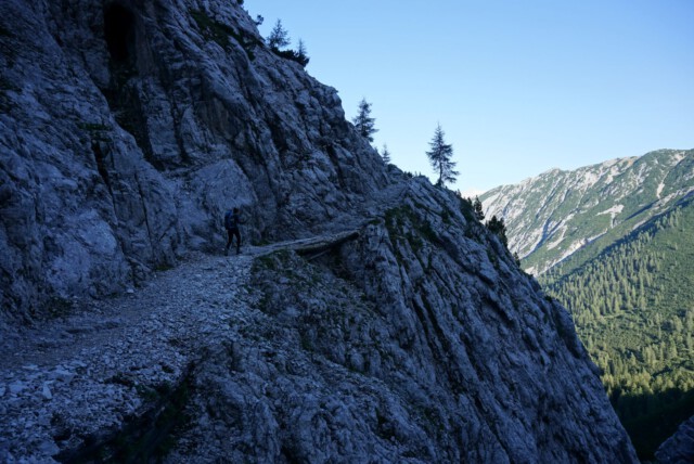 Aufstieg zum Lafatscher Joch Aufstieg zum Lafatscher Joch