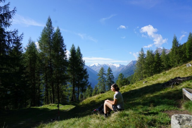 Weg zum "Hohen Burgstall" Weg zum "Hohen Burgstall"